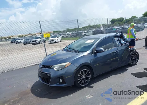 2015 Toyota Corolla S Plus из США, поврежденный, VIN 2T1BURHE7FC462068